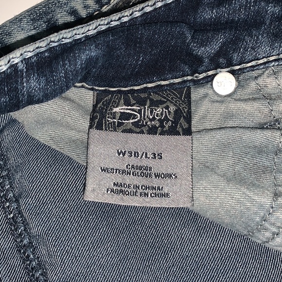 VINTAGE Silver Jeans Woman’s Size W30/L35 - Picture 8 of 8